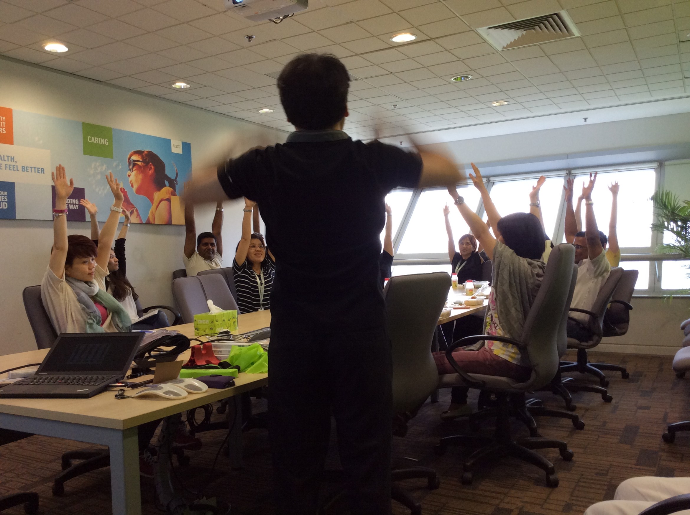 The Spine Whisperer Chiropractic Clinic - Health talk at TEVA Pharmaceutical Investments Singapore Pte Ltd